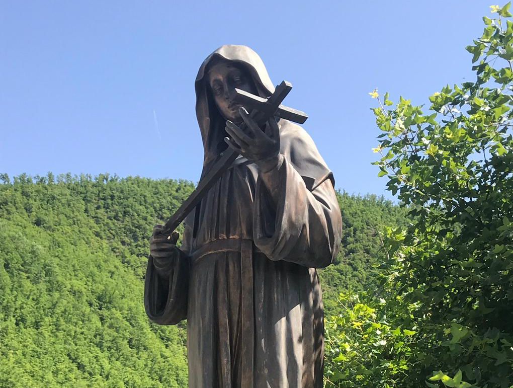 roccaporena statue sainte rita