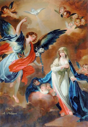 Tableau de l'Annonciation de Marie
